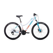 Велосипед FORWARD JADE 27,5 2.2 S DISС 16,5" 2021 белый / бирюзовый