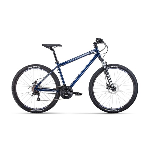 Велосипед FORWARD SPORTING 27,5 3.0 DISC 17" 2021 темно-синий / серый