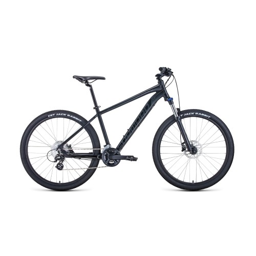 Велосипед FORWARD APACHE 27,5 X 19" 2021 черный матовый / черный
