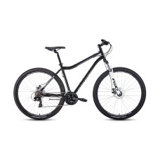 Велосипед FORWARD SPORTING 29 2.2 DISC 21" 2021 черный / белый