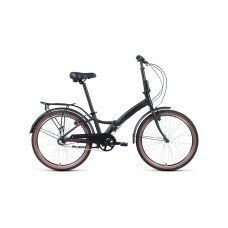 Велосипед FORWARD ENIGMA 24 3.0 2021 черный матовый / красный