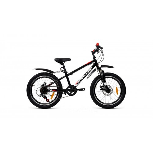 Детский велосипед FORWARD UNIT 20 3.2 DISC 2021 черный / белый