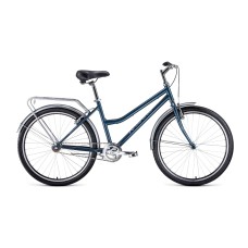 Велосипед FORWARD BARCELONA 26 1.0 2021 серый / бежевый