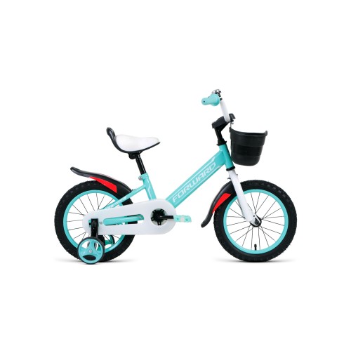Детский велосипед FORWARD NITRO 14 2021 бирюзовый