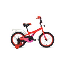 Детский велосипед FORWARD CROCKY 16 2021 красный / фиолетовый