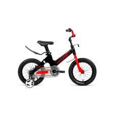 Детский велосипед FORWARD COSMO 14 2021 черный / красный