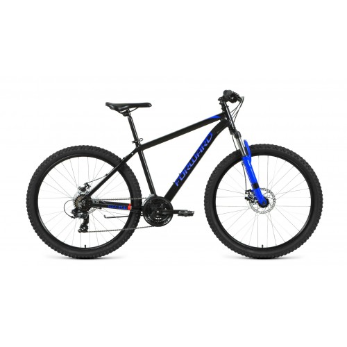 Велосипед FORWARD EDGE 27,5 2.0 DISC 18" 2021 черный / синий