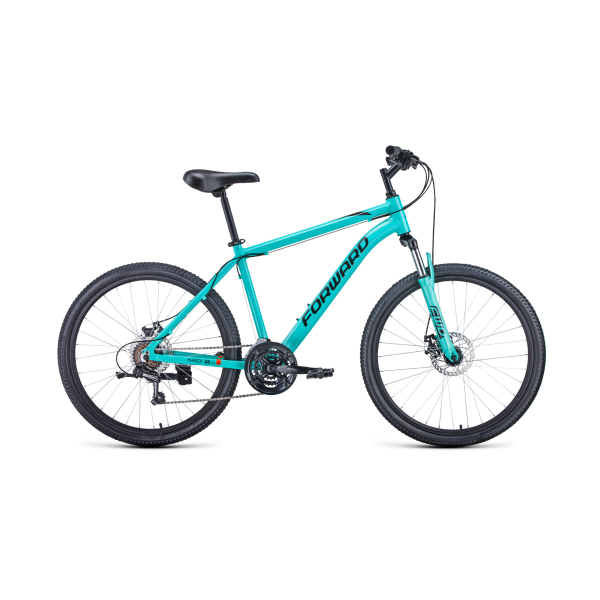 Велосипед FORWARD HARDI 26 2.0 DISC 2021 мятный / черный