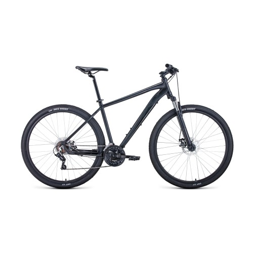 Велосипед FORWARD APACHE 29 2.2 S DISC 17" 2021 черный матовый / черный