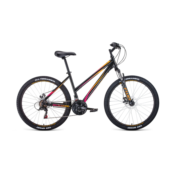 Велосипед FORWARD IRIS 26 2.0 DISC 2021 черный