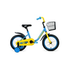Детский велосипед FORWARD BARRIO 14 2021 синий
