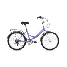 Велосипед FORWARD VALENCIA 24 2.0 2021 фиолетовый / серый