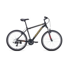 Велосипед FORWARD HARDI 26 X 18" 2021 черный / желтый