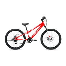 Велосипед FORWARD RISE 24 2.0 DISC 2021 красный / белый