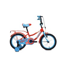 Детский велосипед FORWARD FUNKY 16 2021 красный / голубой