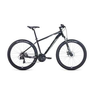 Велосипед FORWARD APACHE 27,5 2.0 DISC 19" 2021 черный / серый