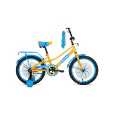 Детский велосипед FORWARD AZURE 18 2021 желтый / голубой