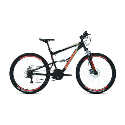Велосипед FORWARD RAPTOR 27,5 2.0 DISC 18" 2021 черный / красный