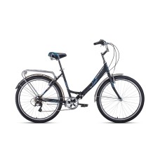 Велосипед FORWARD SEVILLA 26 2.0 2021 черный матовый / белый