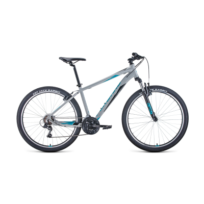 Велосипед FORWARD APACHE 27,5 1.2 S 19" 2021 серый / бирюзовый