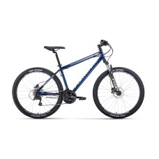 Велосипед FORWARD SPORTING 27,5 3.0 DISC 19" 2021 темно-синий / серый