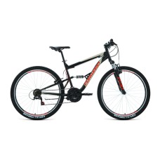 Велосипед FORWARD RAPTOR 27,5 1.0 16" 2021 черный / красный