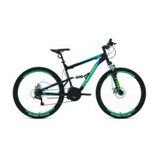 Велосипед FORWARD RAPTOR 27,5 2.0 DISC 18" 2021 черный / бирюзовый