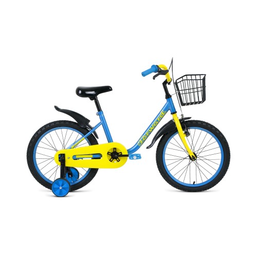 Детский велосипед FORWARD BARRIO 18 2021 синий