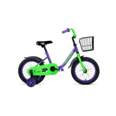 Детский велосипед FORWARD BARRIO 14 2021 фиолетовый