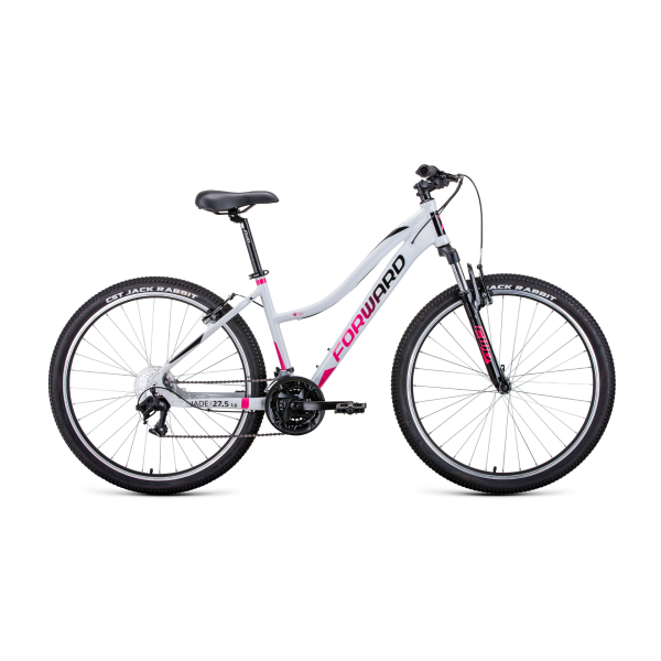 Велосипед FORWARD JADE 27,5 1.2 S 16,5" 2021 серый / розовый
