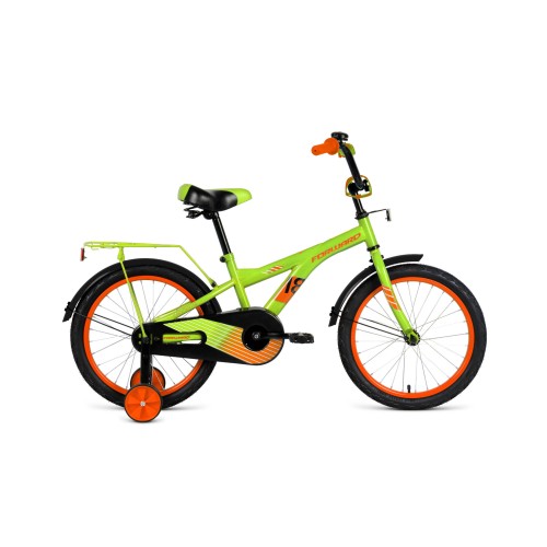 Детский велосипед FORWARD CROCKY 18 2021 зеленый / оранжевый