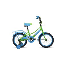 Детский велосипед FORWARD AZURE 16 2021 зеленый / голубой