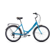 Велосипед FORWARD SEVILLA 26 2.0 2021 синий / серый