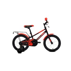 Детский велосипед FORWARD METEOR 16 2021 черный / красный
