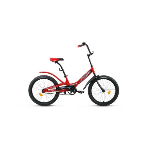 Детский велосипед FORWARD SCORPIONS 20 1.0 2021 красный / черный