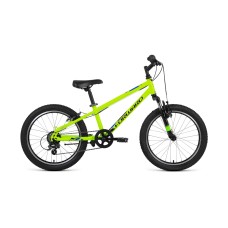 Детский велосипед FORWARD UNIT 20 2.2 2021 ярко-зеленый / черный