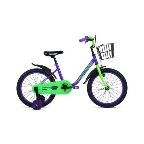 Детский велосипед FORWARD BARRIO 18 2021 фиолетовый