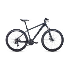 Велосипед FORWARD APACHE 27,5 2.2 S DISC 19" 2021 черный матовый / черный