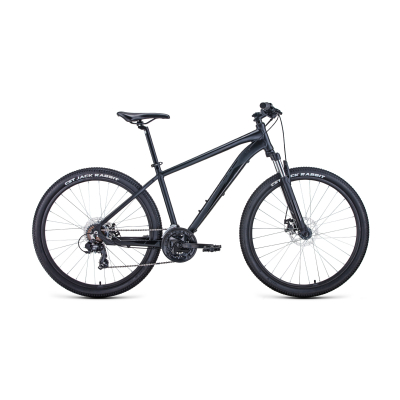Велосипед FORWARD APACHE 27,5 2.2 DISC 17" 2021 черный матовый / черный