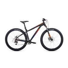 Велосипед FORWARD NEXT 29 X 19" 2021 черный матовый / ярко-оранжевый