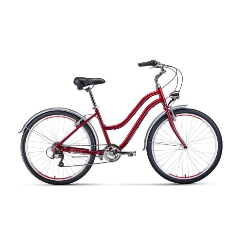 Велосипед FORWARD EVIA AIR 26 1.0 2021 красный / белый
