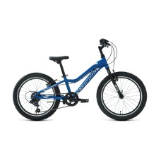 Детский велосипед FORWARD TWISTER 20 1.0 2021 синий / белый