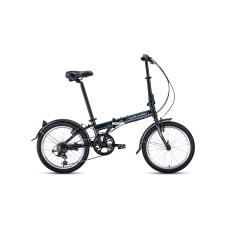 Велосипед FORWARD ENIGMA 20 2.0 2021 черный / белый