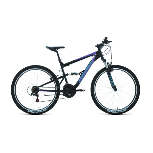 Велосипед FORWARD RAPTOR 27,5 1.0 18" 2021 черный / красный