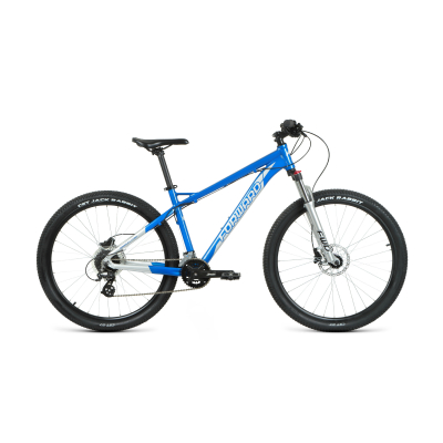 Велосипед FORWARD QUADRO 27,5 3.0 DISC 17" 2021 синий / серебристый