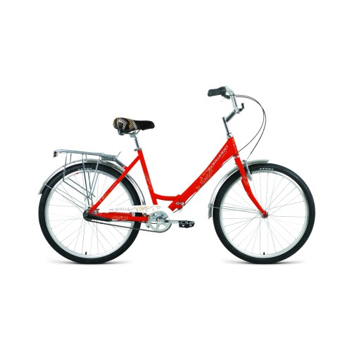 Велосипед FORWARD SEVILLA 26 3.0 2021 красный матовый / белый