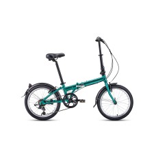 Велосипед FORWARD ENIGMA 20 2.0 2021 зеленый / коричневый