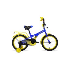 Детский велосипед FORWARD CROCKY 16 2021 синий / желтый