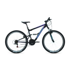Велосипед FORWARD RAPTOR 27,5 1.0 18" 2021 черный / бирюзовый