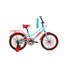 Детский велосипед FORWARD AZURE 20 2021 зеленый / красный